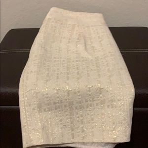 Beautiful Ivory and Gold Skirt.